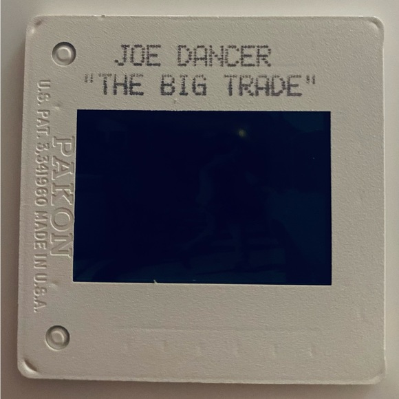 “The Big Trade” Joe Dancer 1985 Orion Pictures Corp pair of 35mm 2x2 film slides - Picture 2 of 7